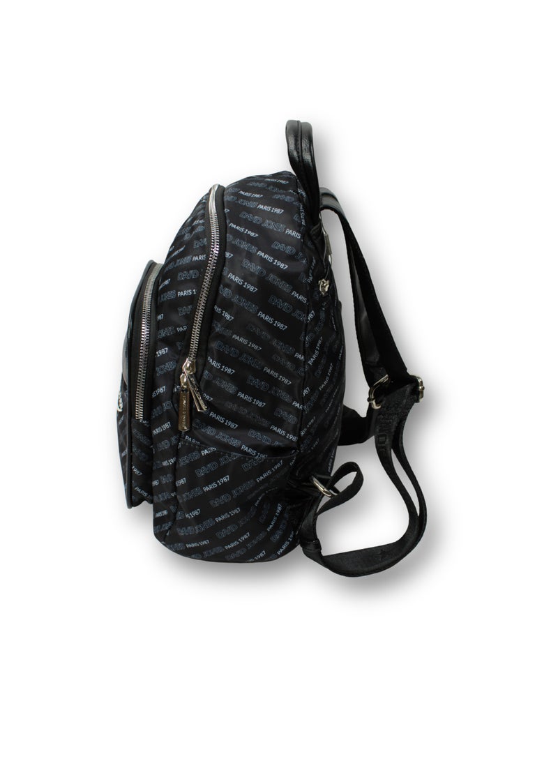 David Jones Women's Backpack Stylish and Durable Everyday Carry | Color Black (6889-4) - Image 2